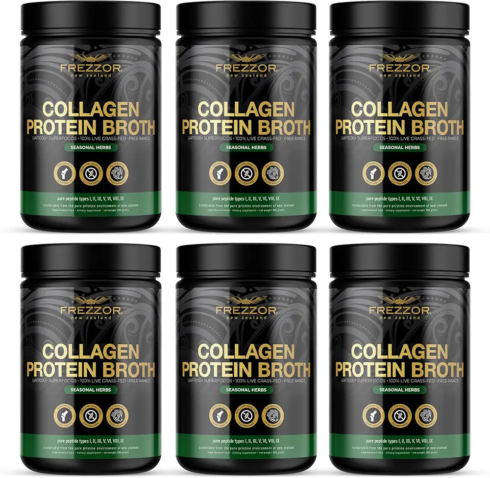 Grass-Fed Collagen Protein Bone Broth 3600g 6 Jars P712