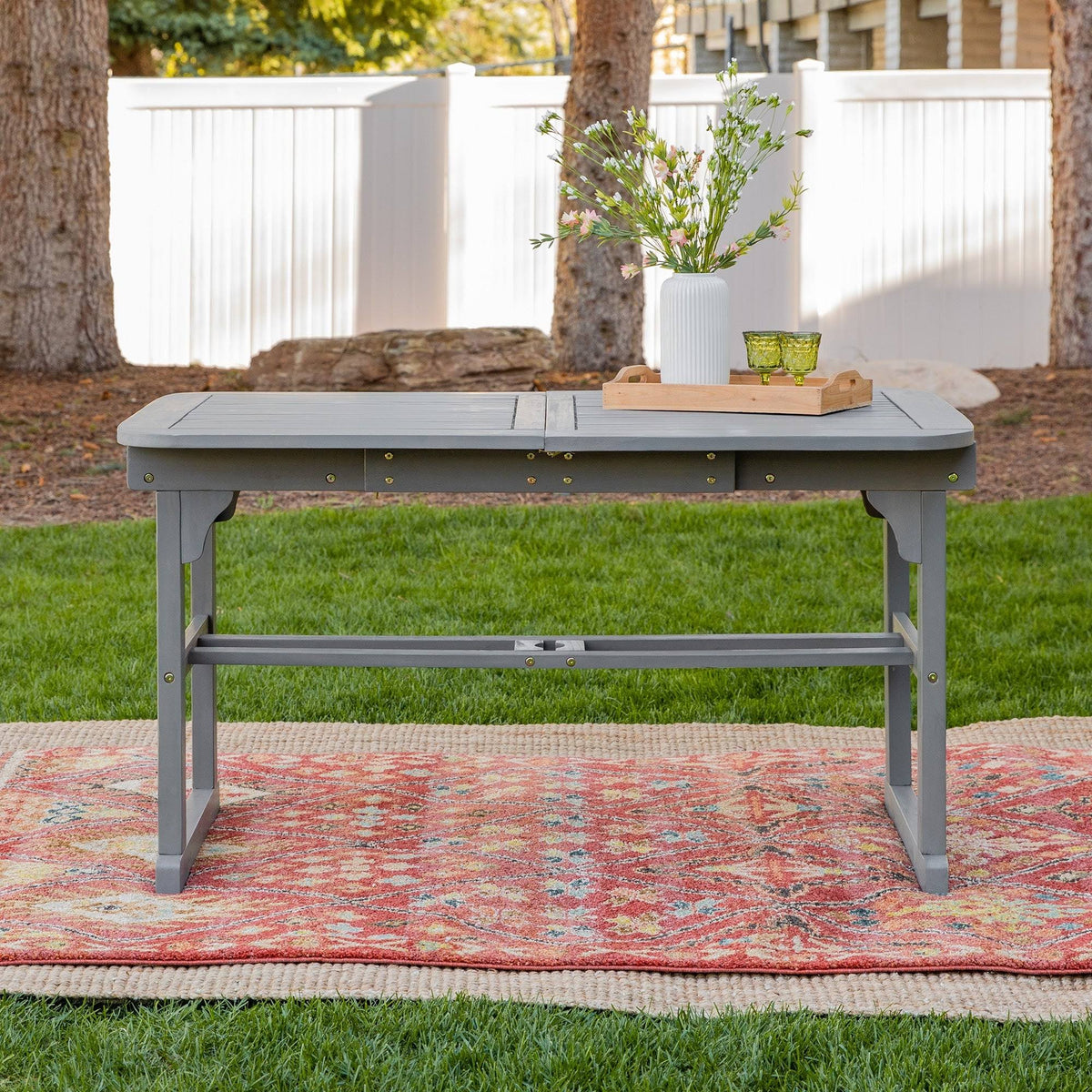 Grey Wash Acacia Outdoor Extension Table C3307