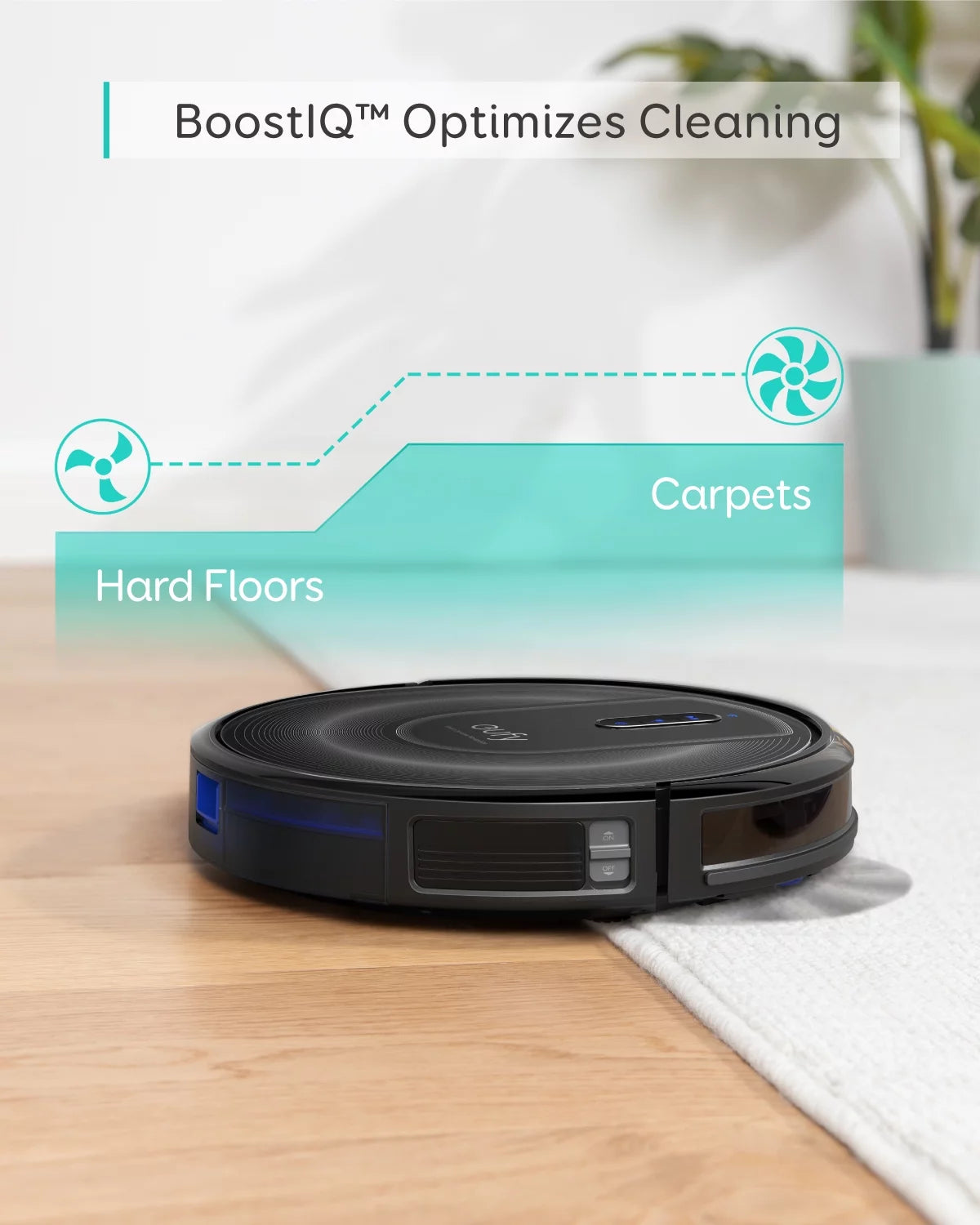 Robot Vacuum with Home Mapping, 2000Pa Suction, Wi-Fi R546018