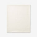 Ivory Queen Size Supima Cotton Percale Flat Sheet N2473
