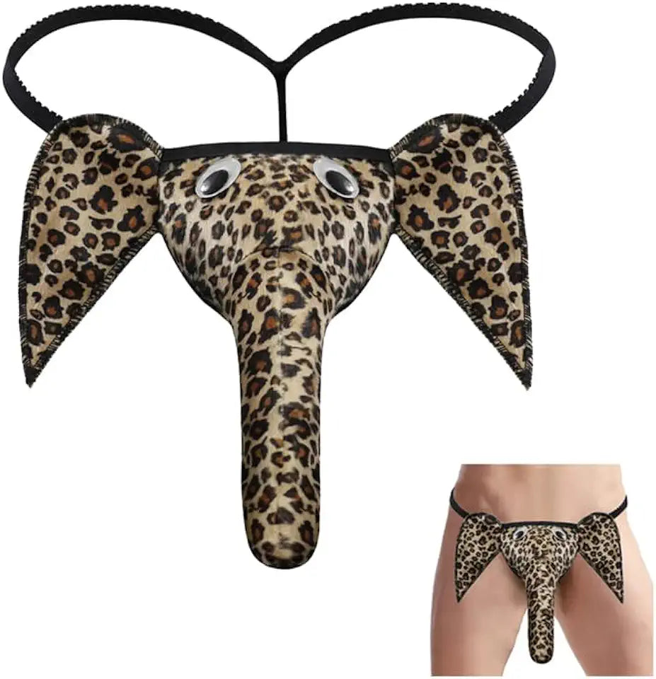 Men's Yellow Thong G-String Briefs H933205